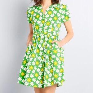 Modcloth "Summer School Cool" Shirt Dress